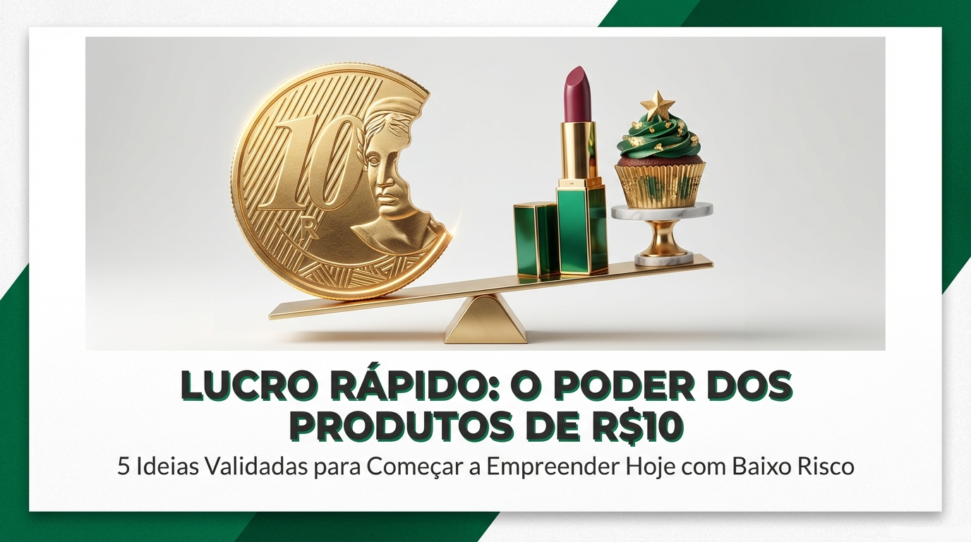 Produtos de até R$10 que vendem muito: 5 ideias para lucrar rápido