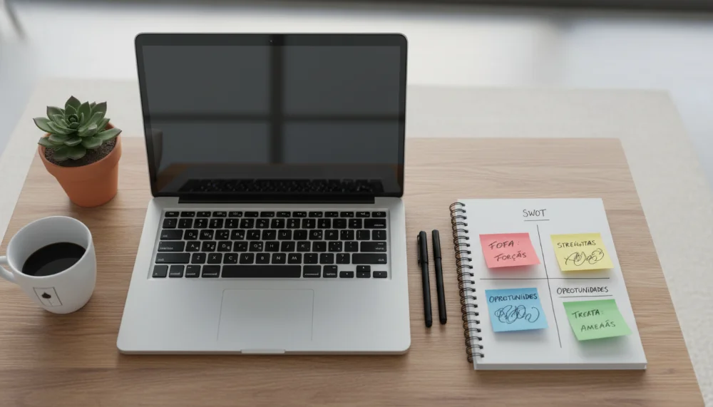 como fazer uma análise SWOT (Matriz FOFA) para identificar oportunidades no seu pequeno negócio