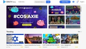 Cos.tv - Plataforma para ganhar dinheiro assistindo vídeos