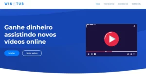 Wintub - Site para ganhar dinheiro assistindo a vídeos