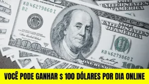 COMO VOCÊ PODE GANHAR $100 DÓLARES POR DIA ONLINE EM 2023