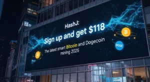 HashJ - Ganhe US$ 118 na Mineração de Bitcoin e Dogecoin