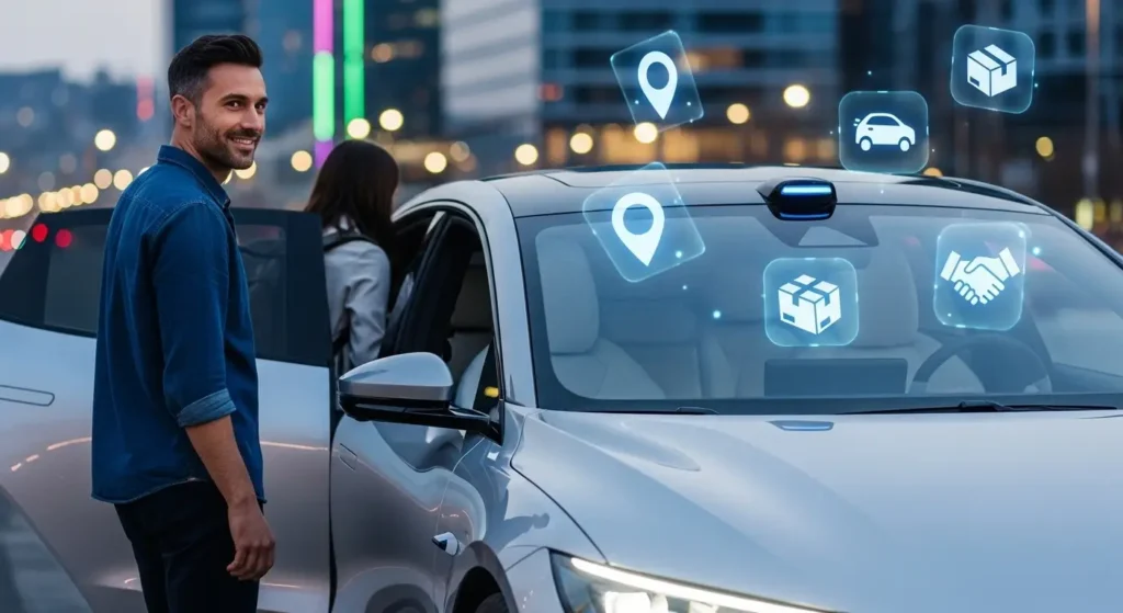 Motorista de aplicativo como opção de bicos para ganhar dinheiro no fim de semana