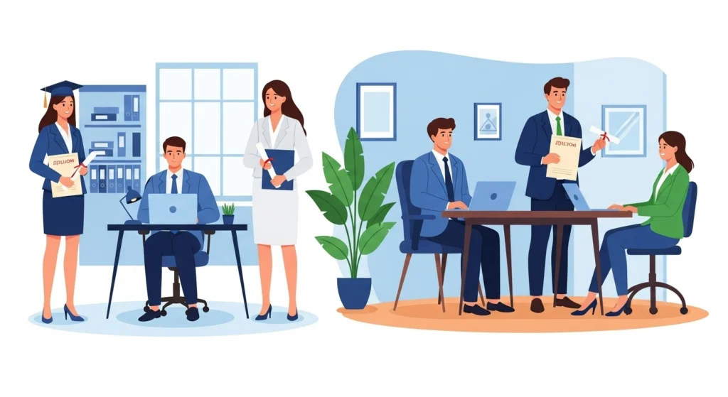 recém-formados procurando emprego, dicas para conseguir trabalho, primeiro emprego após a formatura, jovens profissionais 2025, início de carreira