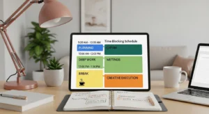 Técnicas de Time Blocking Adaptadas para Quem Trabalha de Casa