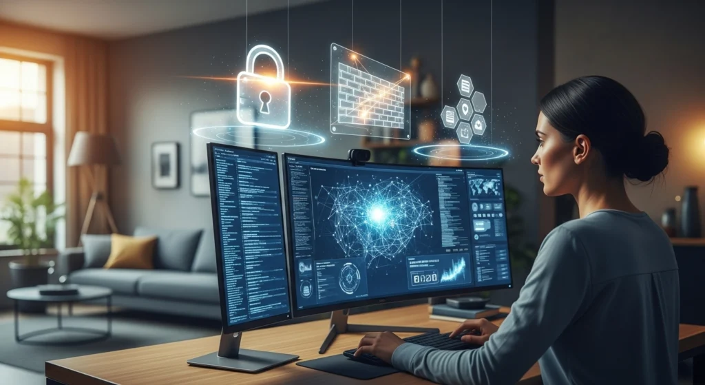 segurança da informação remoto, cibersegurança home office, proteção de dados, TI home office