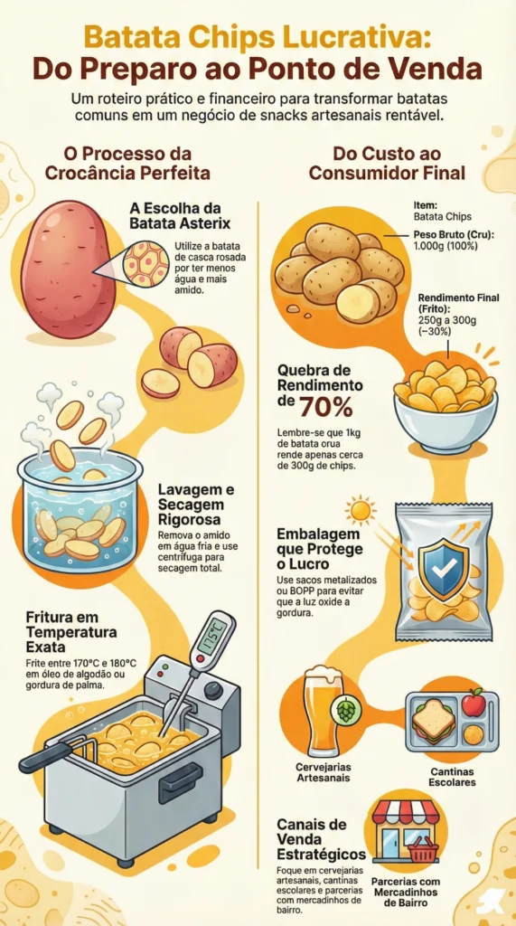 Como Fazer Batata Chips para Vender: Guia Completo para Lucrar