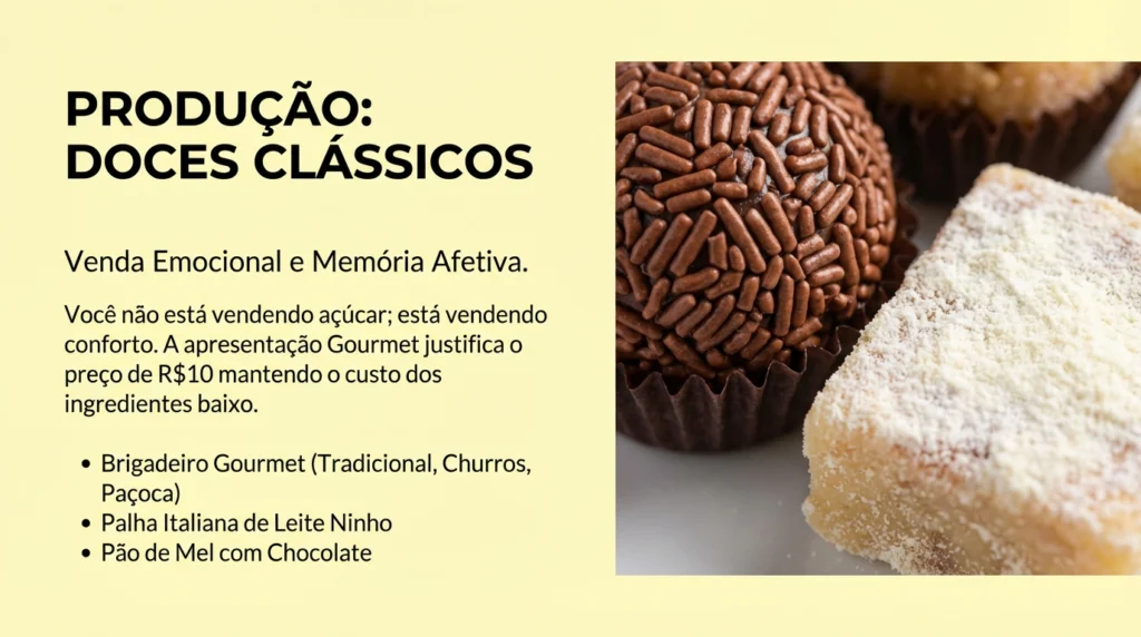 Docinhos Clássicos e Gourmet