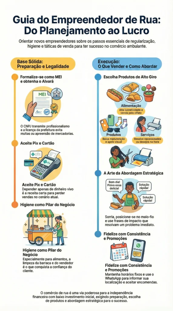 O Que Vender na Rua: 15 Ideias Lucrativas