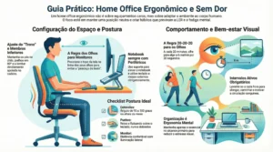Home Office Ergonômico: Trabalhar sem Dor e com Produtividade
