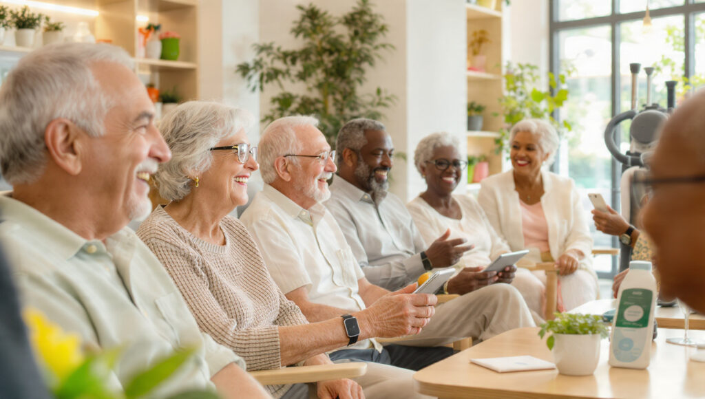 negócios de bem-estar para idosos