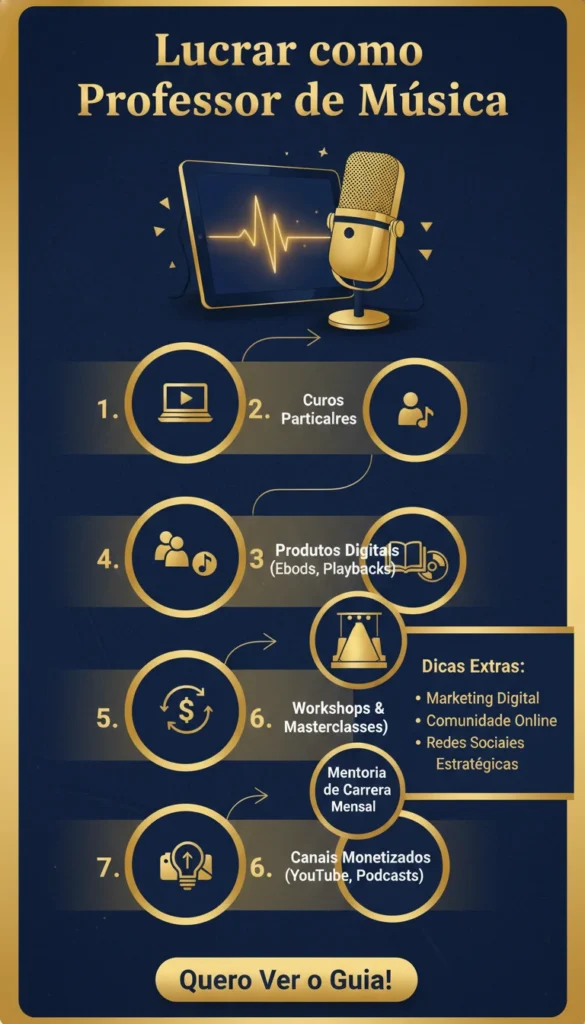 7 Formas de Ganhar Dinheiro como Professor de Música