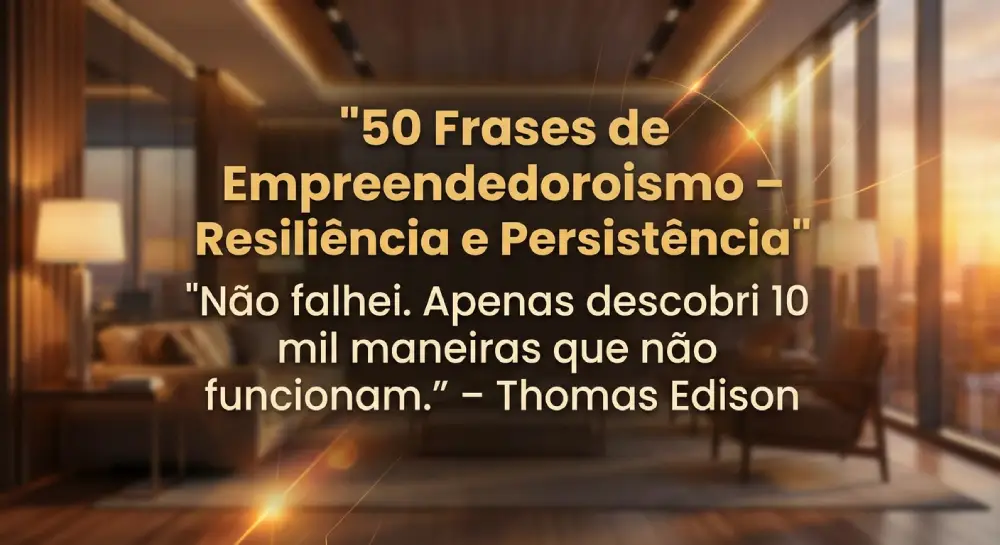 Frases sobre Resiliência e Persistência