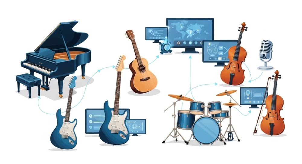 Melhores plataformas para ensinar música