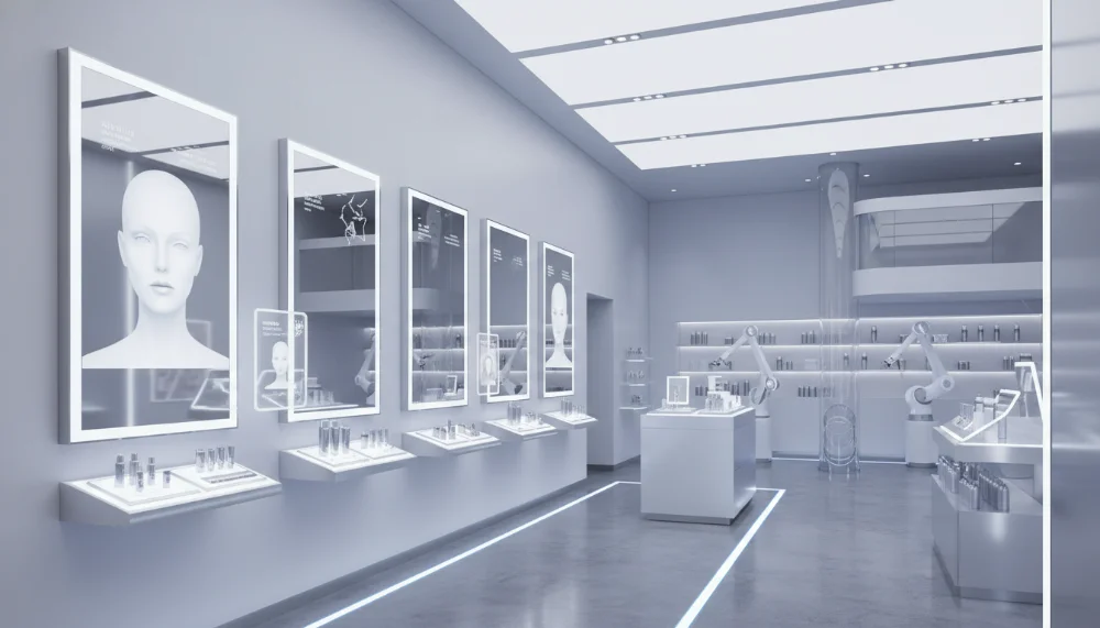 IA em lojas de beleza: Da experiência do cliente ao controle de estoque