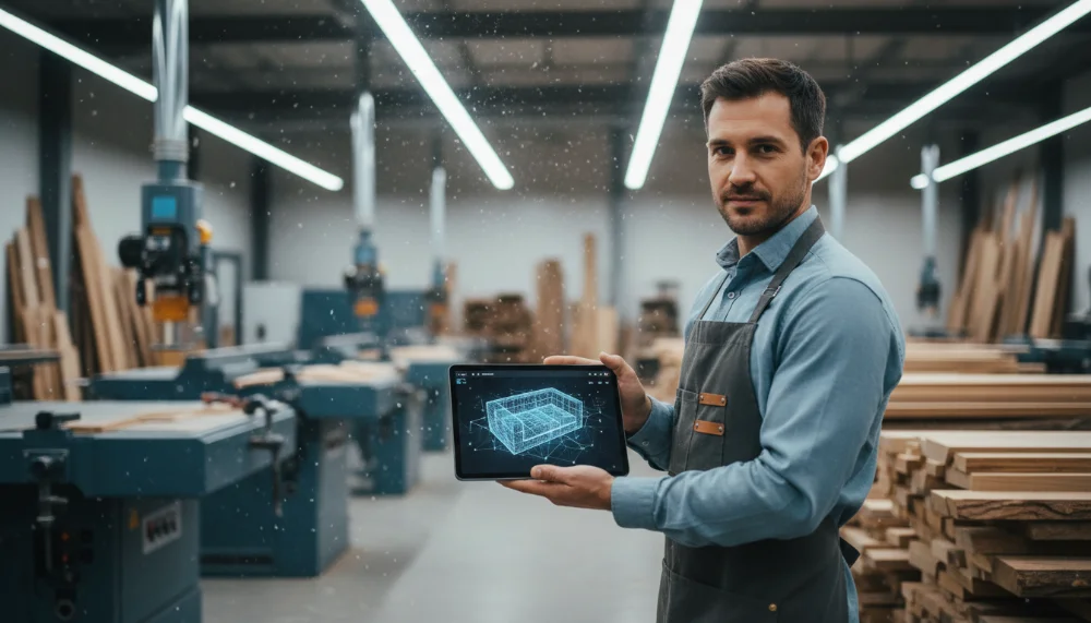 Inteligência Artificial na marcenaria