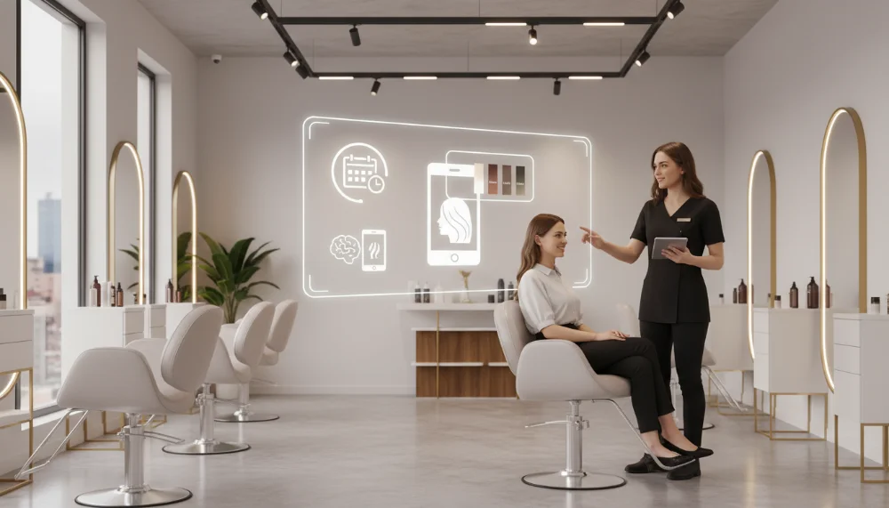 Inteligência Artificial no salão de beleza