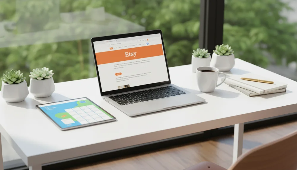 Venda de Produtos Digitais no Etsy