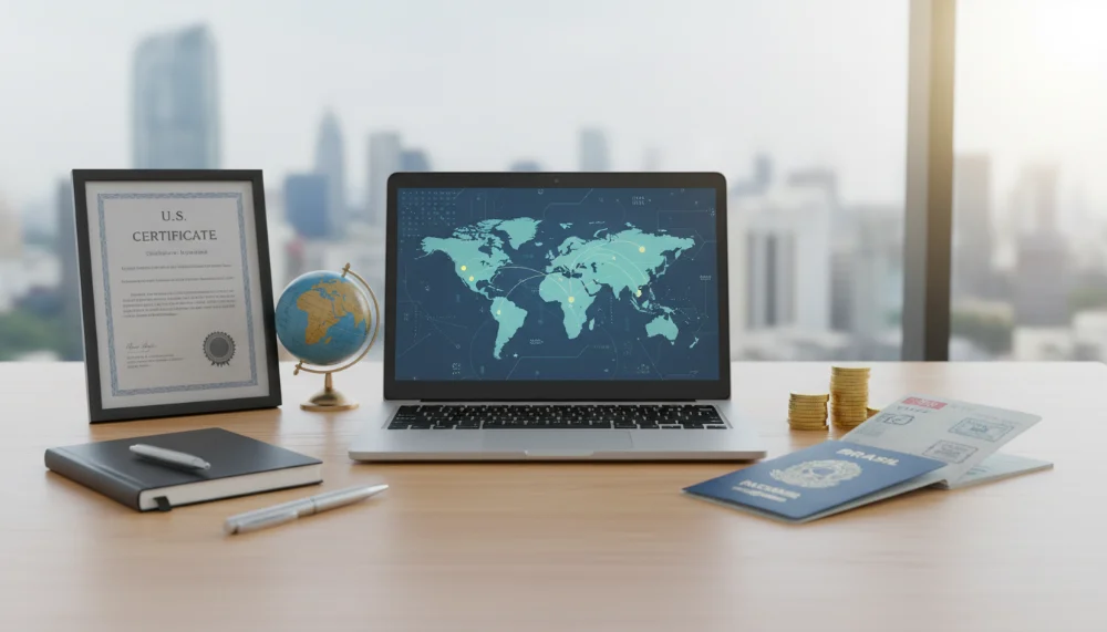 como abrir uma LLC nos EUA morando no Brasil para empreendedores digitais