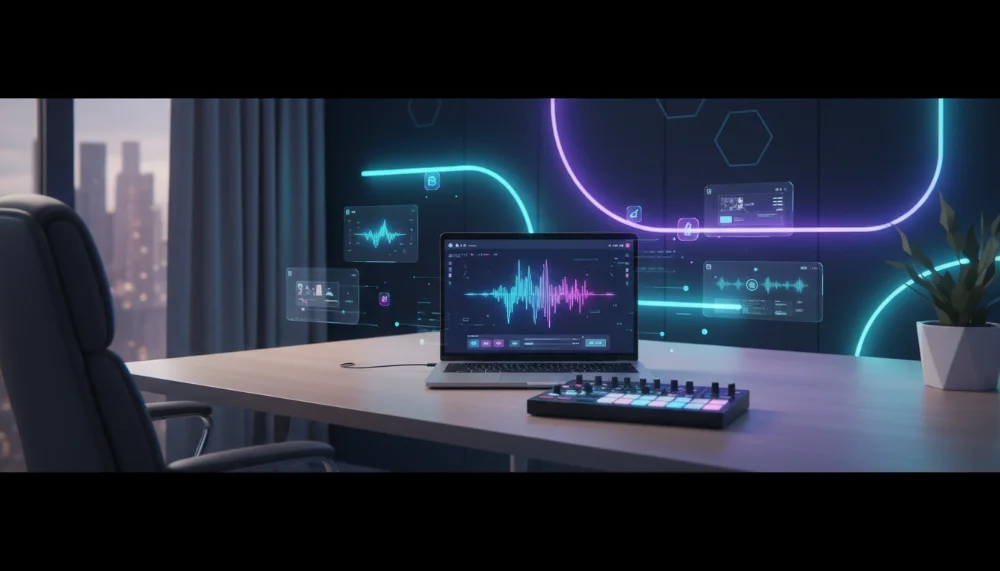 ganhar dinheiro criando músicas com IA