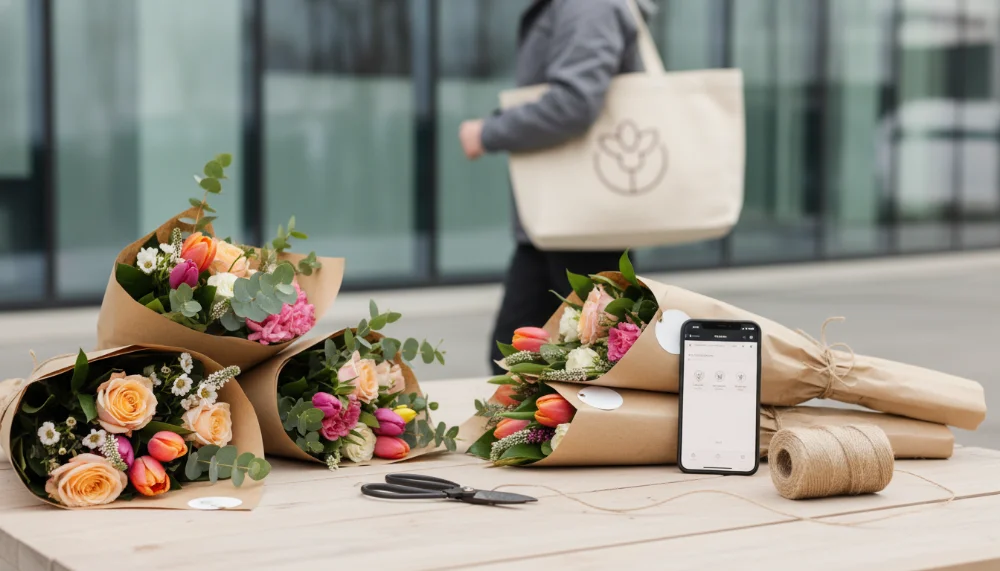 assinatura de flores frescas em domicílio