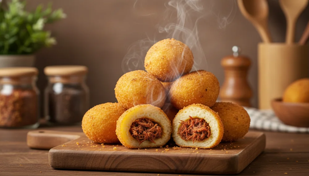 Bolinho de Mandioca com Carne Seca para Vender