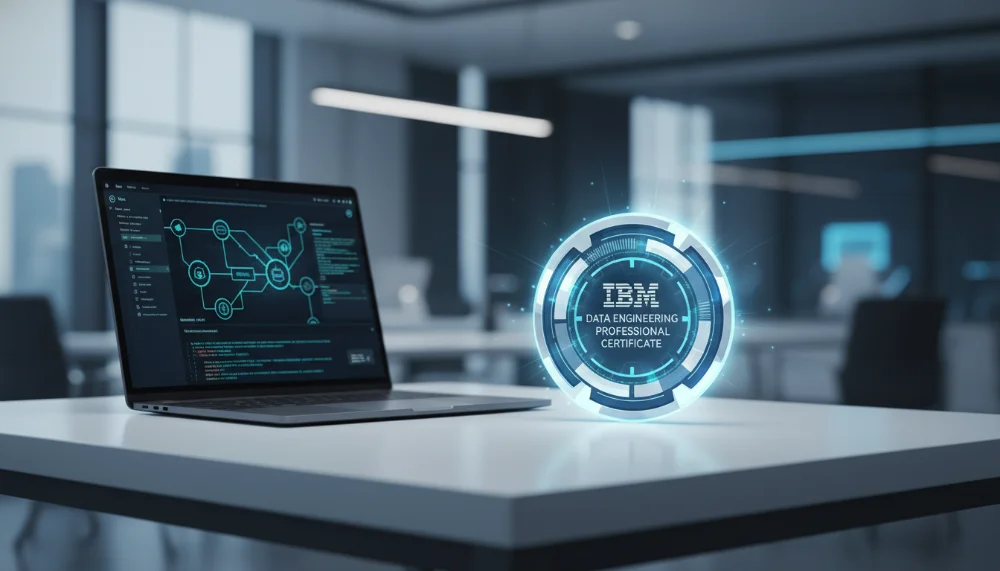 Certificado Profissional de Engenharia de dados da IBM