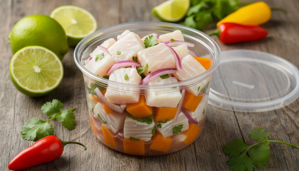 ceviche de pote para delivery