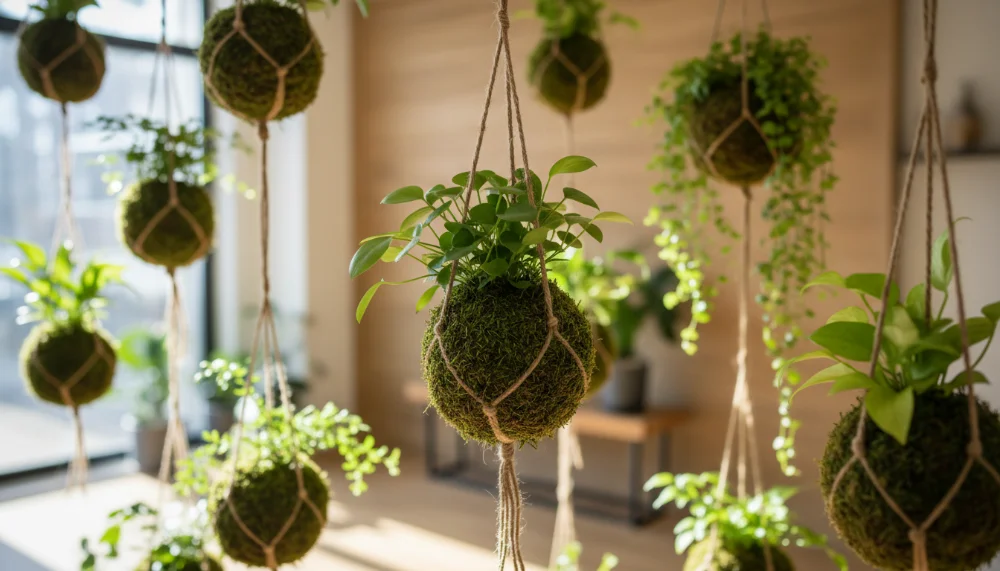 Kokedama: Como lucrar com a técnica japonesa de arranjos de plantas ornamentais sem vaso