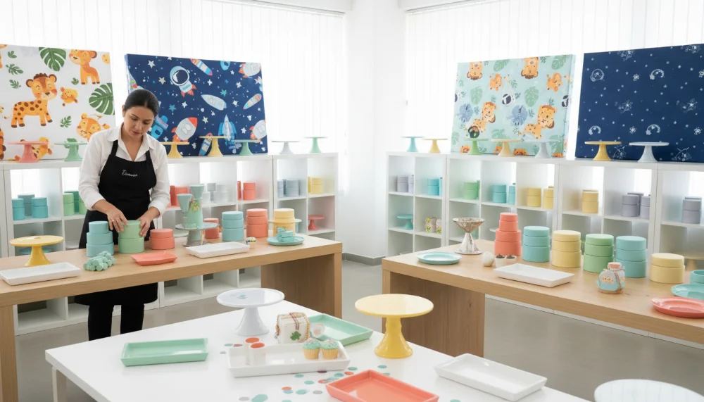 negócio de festas pegue e monte