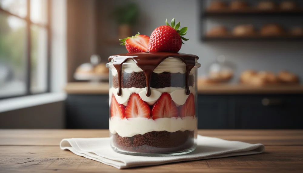 Bolo Bombom de Morango no Pote: Passo a passo para vender o doce do momento